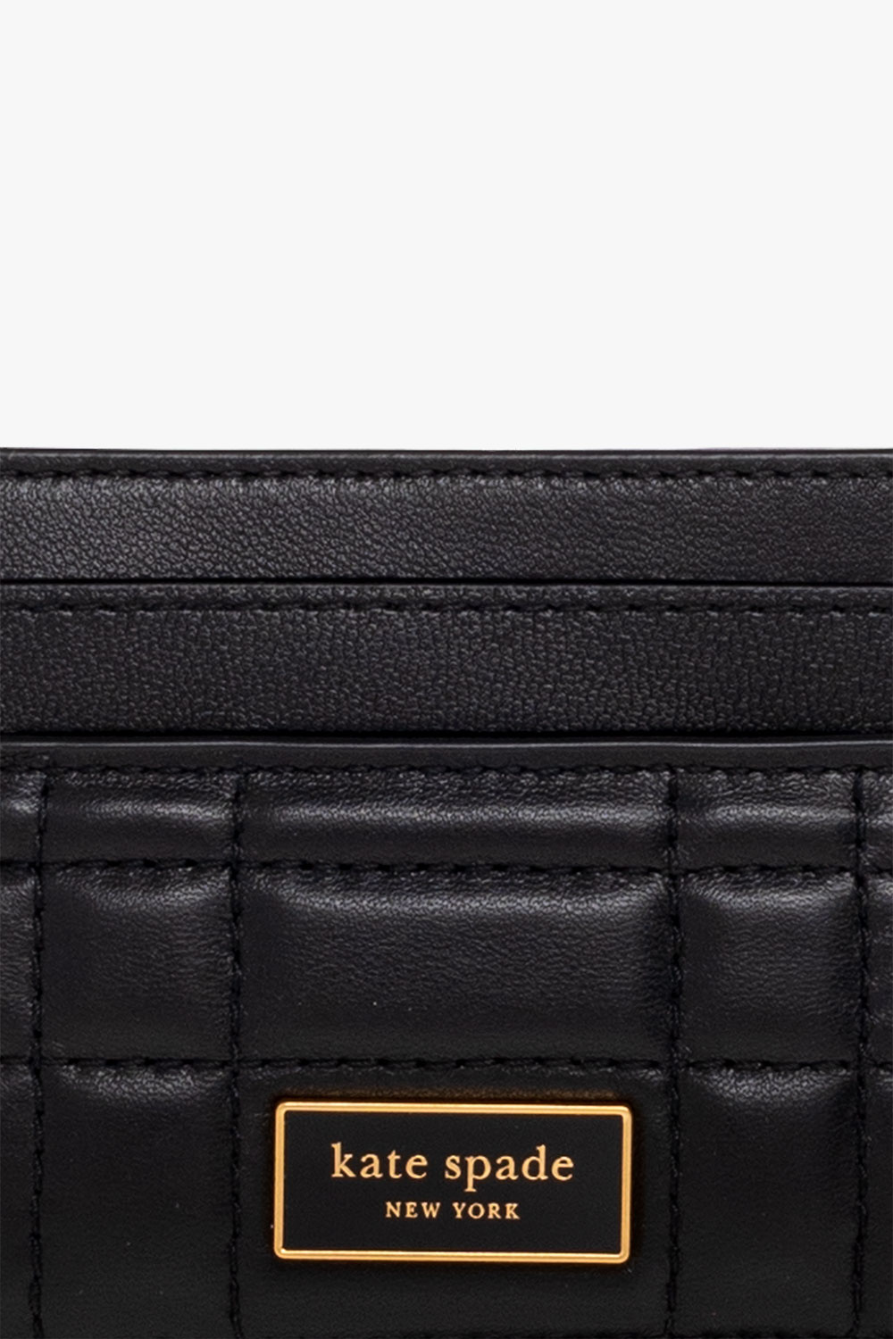 Kate spade black online card holder